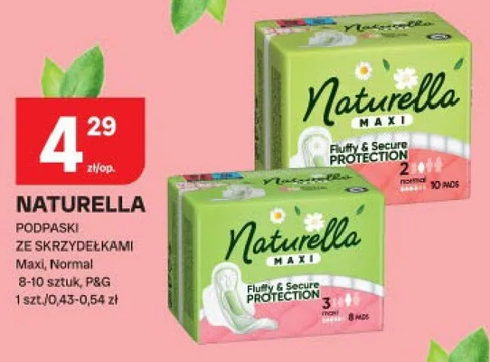 Podpaski ze skrzydełkami Maxi, Normal promocja w Chorten