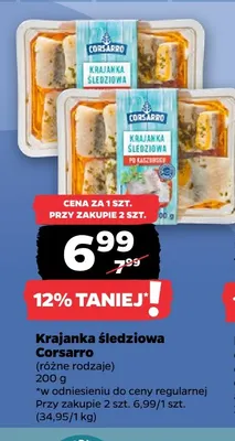 Krajanka śledziowa Corsarro promocja w Netto
