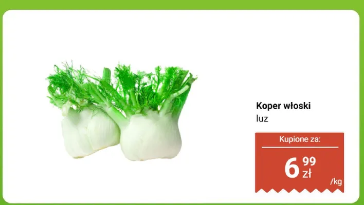 Koper włoski luz promocja w Biedronka