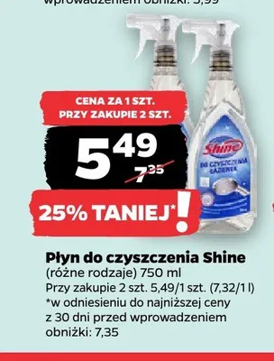 Płyn do czyszczenia Shine promocja w Netto