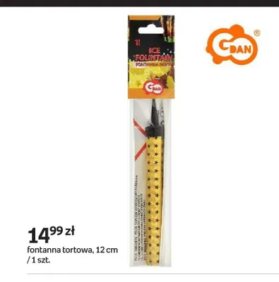 Fontanna tortowa GoDan 12 cm promocja w Empik