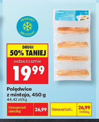 Polędwice z mintaja Seacon promocja w Biedronka