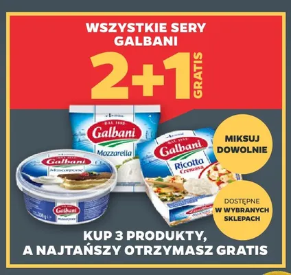 Sery Galbani promocja w Netto
