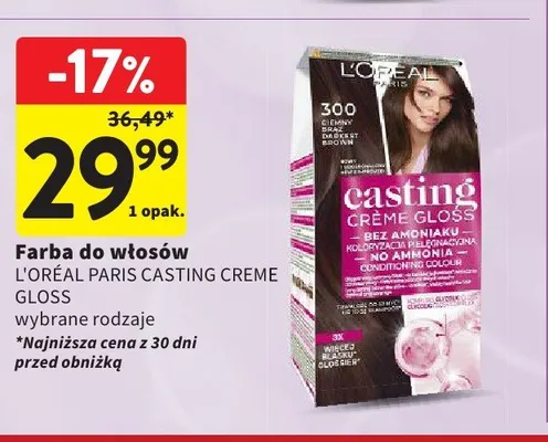 Farba do włosów L'ORÉAL PARIS CASTING CREME GLOSS promocja w Intermarche