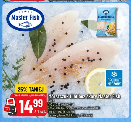 Morszczuk filet bez skóry Master Fish promocja w POLOmarket