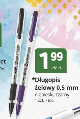 Długopis żelowy BIC 0,5 mm czarny promocja w Marketvita