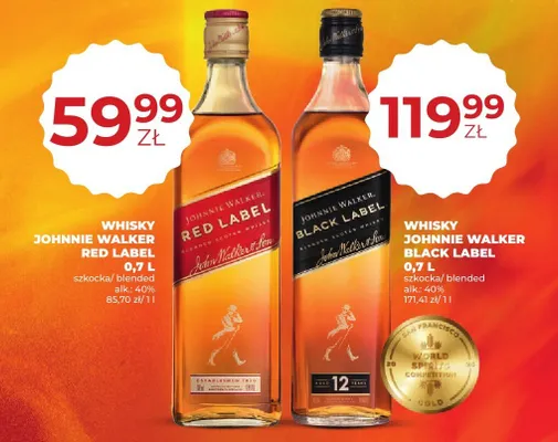 Whisky Red Label promocja w Duży Ben