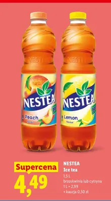 Ice tea Nestea cytryna promocja w Lidl