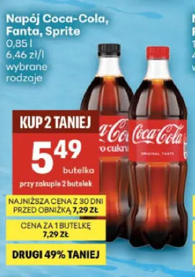 Napój gazowany Fanta promocja w Delikatesy Centrum