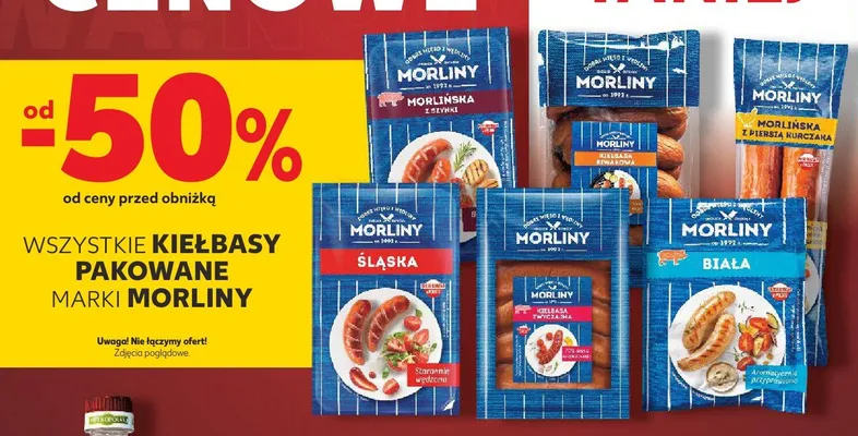 Kiełbasa Morlińska z piersią kurczaka Morliny promocja w Kaufland