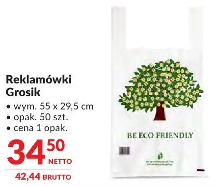 Reklamówki Grosik promocja w Makro