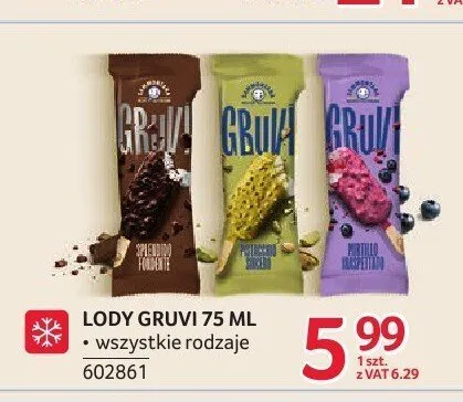 Lody na patyku Sammontana Gruvi Mirtillo Inaspettato promocja w Selgros