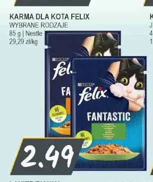 Karma dla kota Felix promocja w Słoneczko