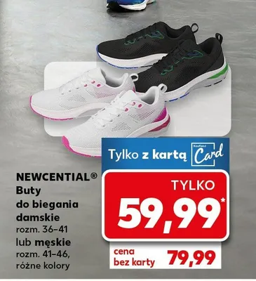 Buty do biegania damskie lub męskie promocja w Kaufland