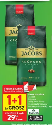 Kawa ziarnista Jacobs Krönung promocja w Intermarche