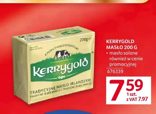 Masło solone Kerrygold promocja w Selgros