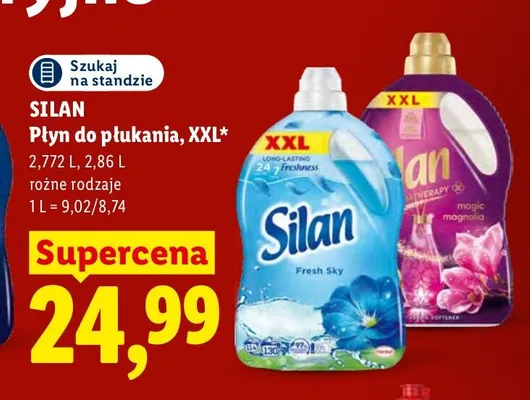 Płyn do płukania Silan XXL Magic Magnolia promocja w Lidl