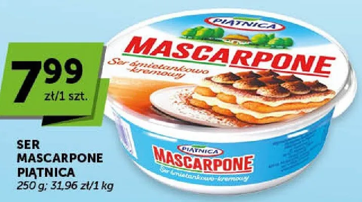Ser Mascarpone Piątnica promocja w ABC