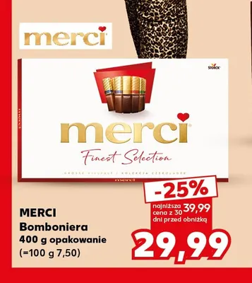 Bomboniera Merci promocja w Kaufland