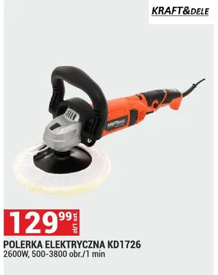 Polerka elektryczna Kraft&Dele KD1726 2600W promocja w Merkury Market