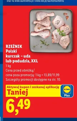 Kurczak świeży podudzia Rzeźnik XXL promocja w Lidl