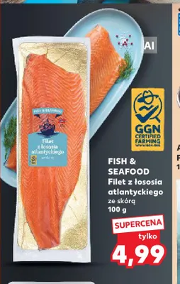 Filet z łososia atlantyckiego ze skórą Fish & Seafood promocja w Kaufland