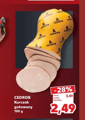 Kurczak gotowany Cedrob promocja w Kaufland