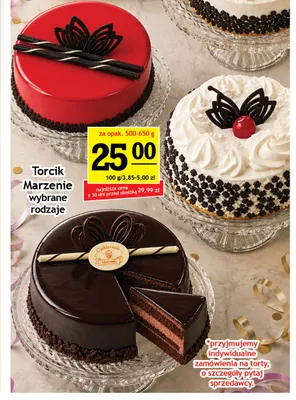 Torcik Marzenie promocja w Gram Market