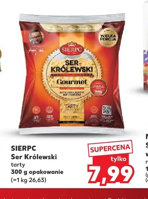 Ser Królewski tarty Sierpc promocja w Kaufland