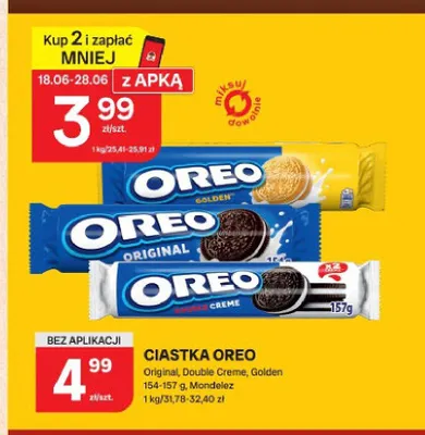 Ciastka Oreo Double Creme promocja w Chorten