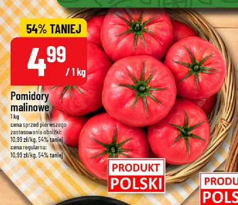 Pomidory malinowe polskie promocja w POLOmarket