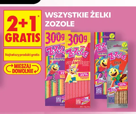 Żelki Cola Zozole promocja w Biedronka