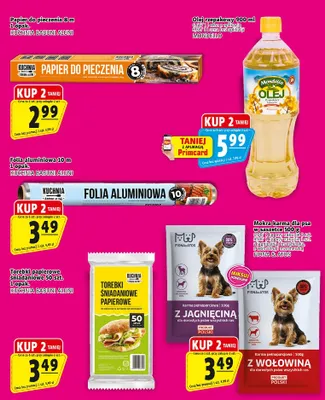 Torebki papierowe śniadaniowe Kuchnia Babuni Aluni 50szt promocja w Prim Market