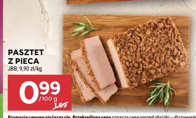 Pasztet z pieca JBB promocja w Stokrotka