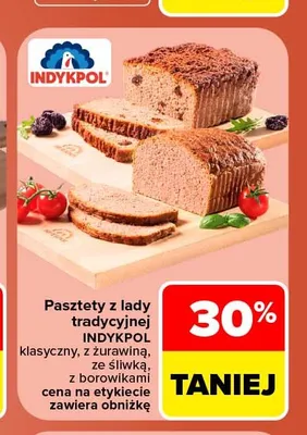 Pasztet z lady tradycyjnej ze śliwką Indykpol promocja w Carrefour