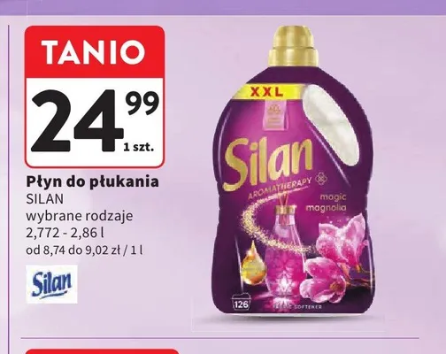 Płyn do płukania tkanin Silan Aromatherapy promocja w Intermarche