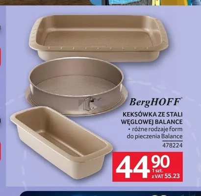 Keksówka ze stali węglowej Berghoff Balance promocja w Selgros