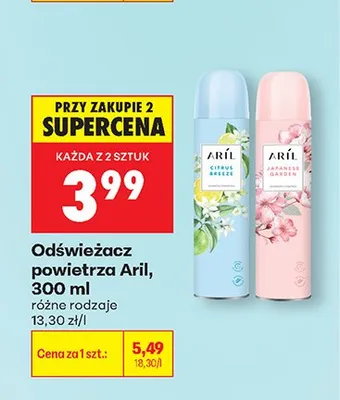 Odświeżacz powietrza Aril promocja w Biedronka