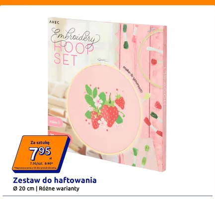 Zestaw do haftowania AVEC promocja w Action