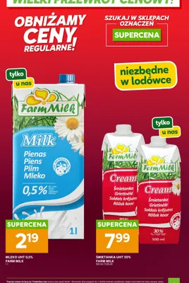 Mleko UHT 0,5% promocja w Stokrotka