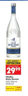 Wódka Biały Bocian promocja w Biedronka