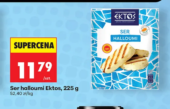 Ser halloumi Ektos promocja w Biedronka