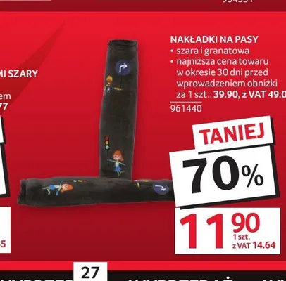 Nakładki na pasy promocja w Selgros