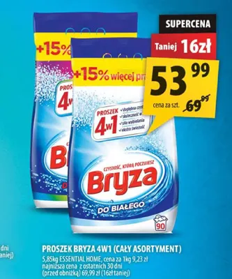 Proszek Bryza 4w1 do kolorów promocja w Arhelan