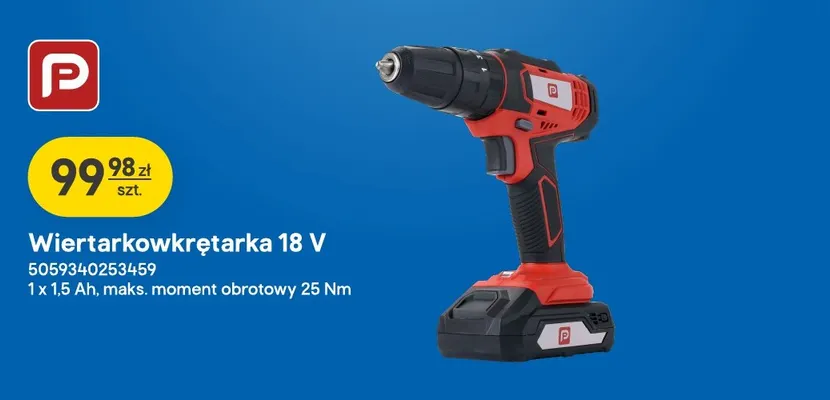 Wiertarkowkrętarka Performance Power promocja w Castorama