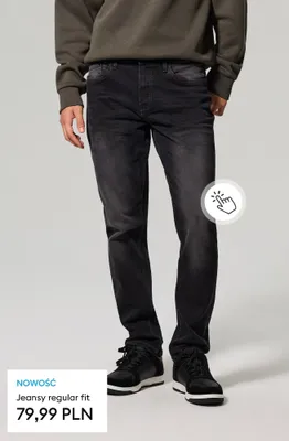 Jeansy regular fit promocja w Sinsay