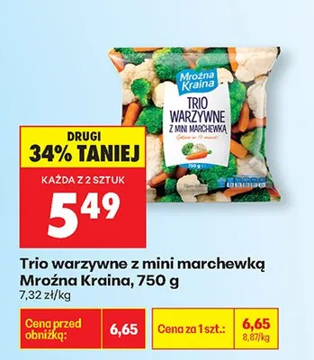 Trio warzywne z mini marchewką promocja w Biedronka