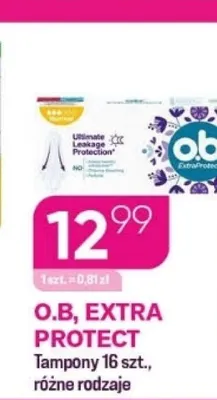 Tampony O.B. EXTRA PROTECT promocja w Drogerie Koliber
