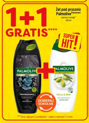 Żel pod prysznic Palmolive Naturals Olive & Milk promocja w POLOmarket
