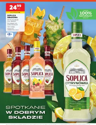 Likier Soplica Malinowa promocja w Stokrotka